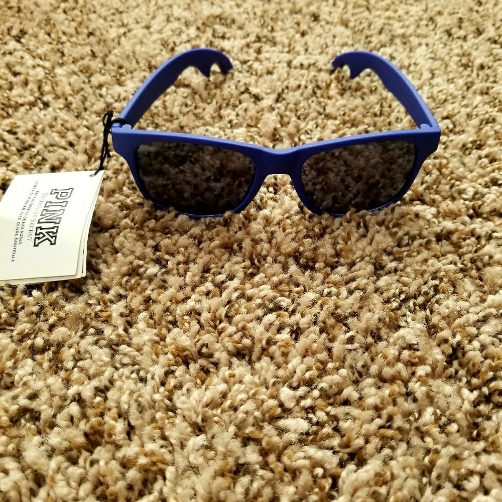 Pink Victoria's Secret Bottle Opener Glasses